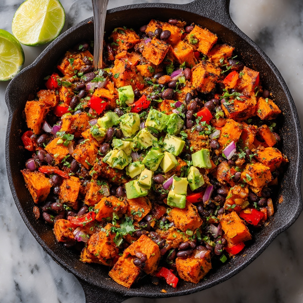 Sweet Potato & Black Bean Hash – Spiced, Hearty & Satisfying Recipe - Recipe Image