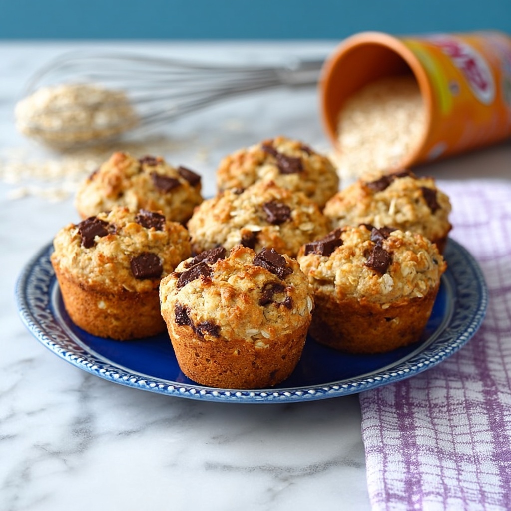 Healthy Sweet Potato Oatmeal Muffins Recipe - Recipe Image