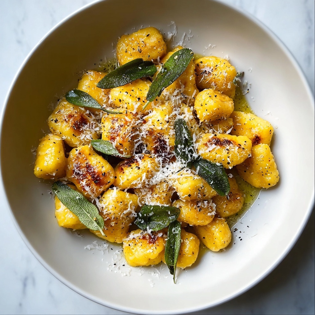 Creamy Pumpkin Gnocchi with Sage and Parmesan Recipe - Recipe Image