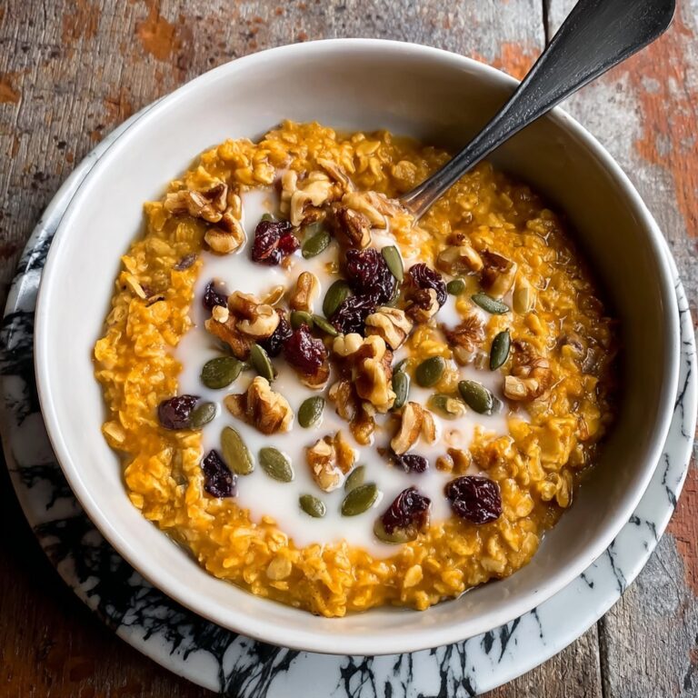 Warm Spiced Pumpkin Oatmeal Recipe
