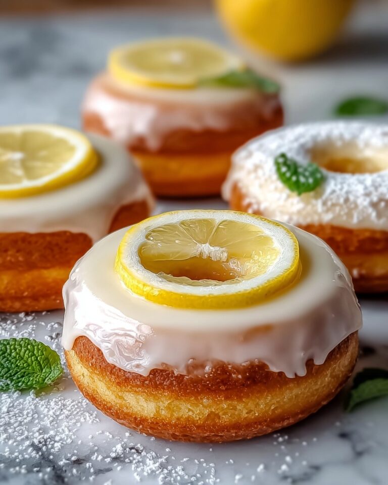 Lemon Cheesecake Filled Doughnuts Recipe
