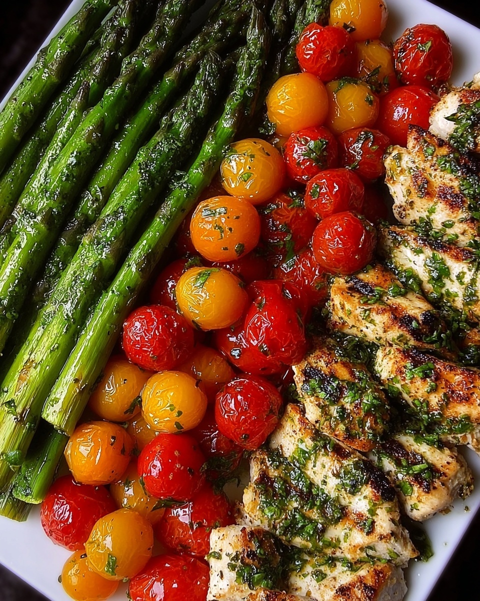 Pesto Chicken Tortellini with Sun-Dried Tomatoes and Asparagus Recipe - Recipe Image