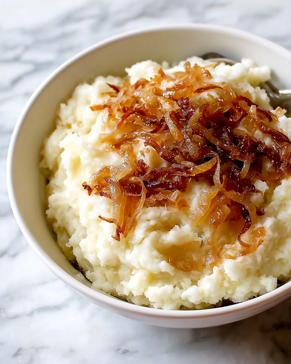 French Onion Mashed Potatoes Recipe - Recipe Image