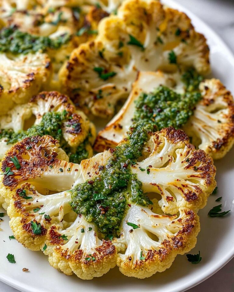Roasted Cauliflower Steaks Recipe