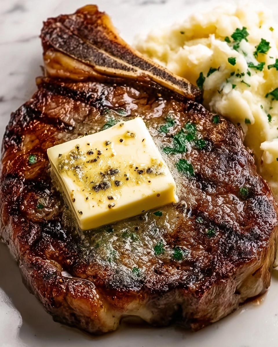 Marinated Air Fryer Ribeye Steak Recipe - Recipe Image