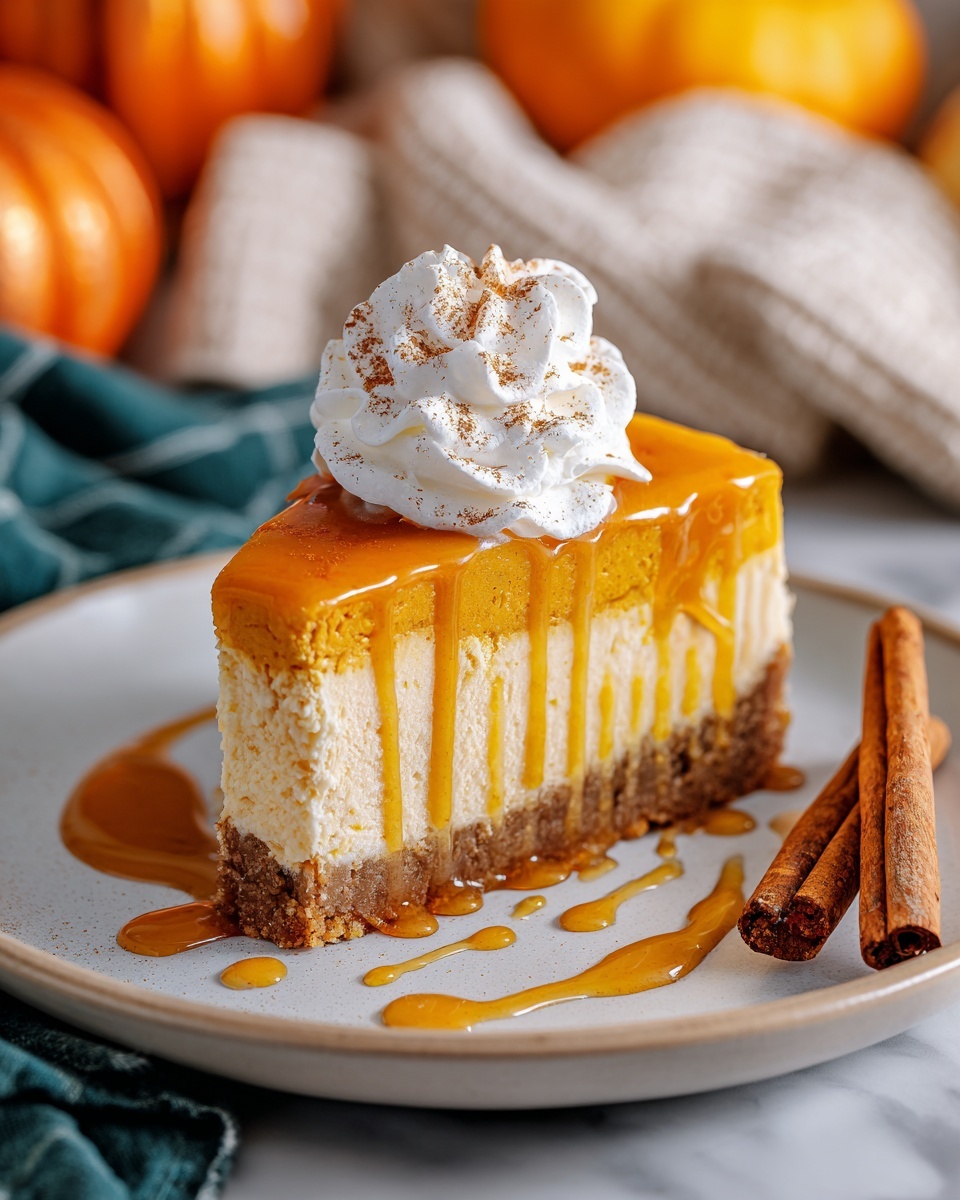 No-Bake Pumpkin Cheesecake Recipe - Recipe Image