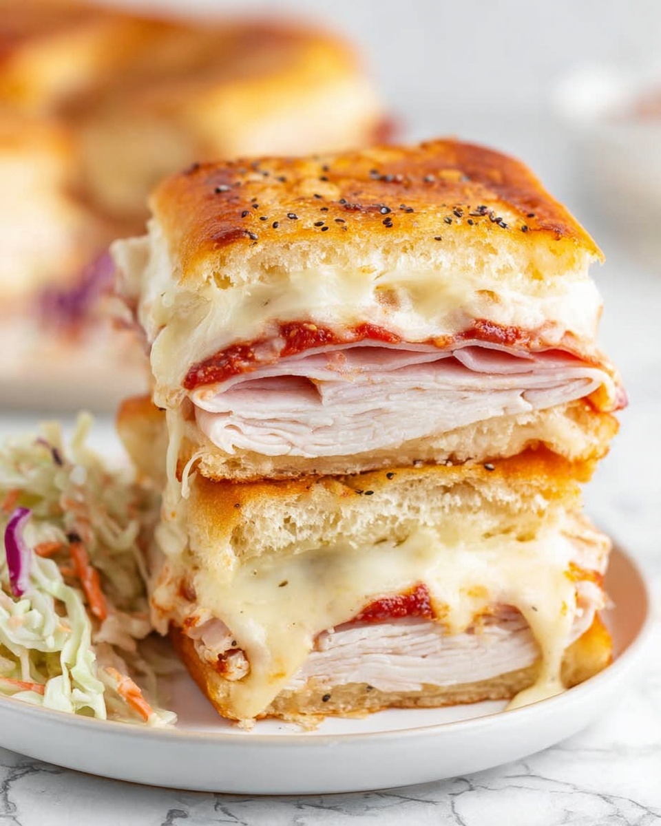 Kentucky Hot Brown Sliders Recipe - Recipe Image