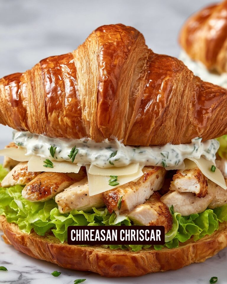Chicken Caesar Croissant Sandwiches Recipe