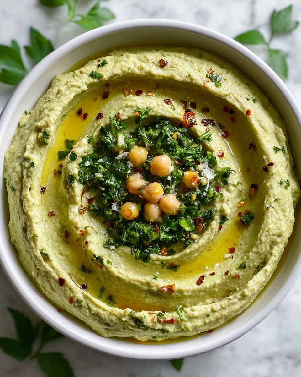 Flavor-Packed Green Hummus Recipe - Recipe Image