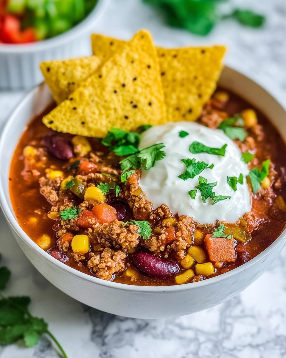 Simple and Delicious Taco Soup Recipe - Recipe Image