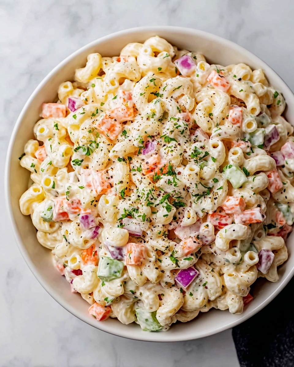 Simple And Delicious Macaroni Salad Recipe - Recipe Image
