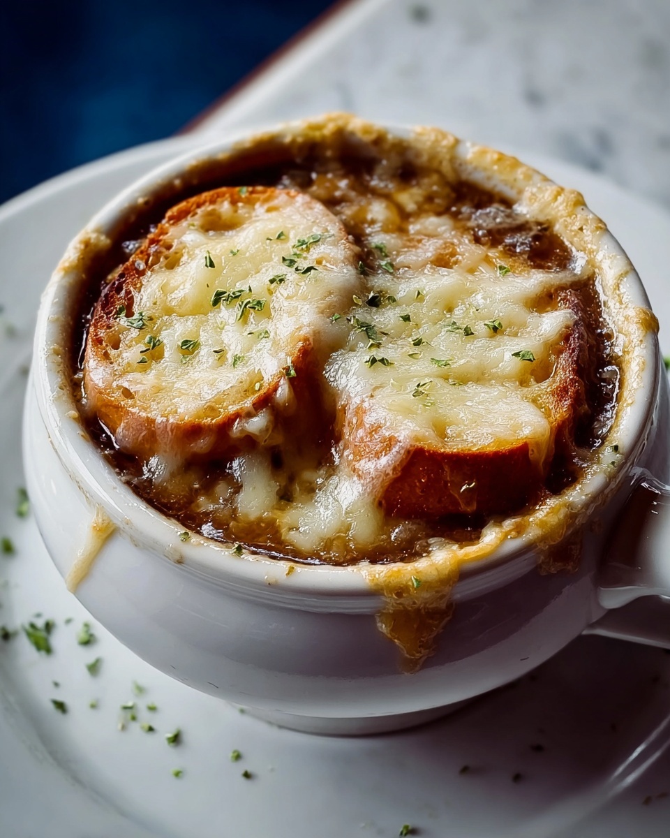 French Onion Soup with Gruyère Toast Recipe - Recipe Image