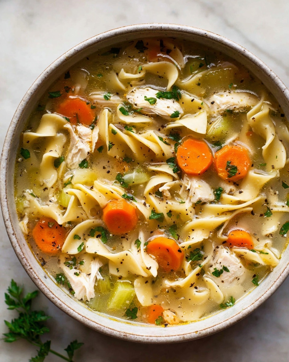 Quick and Easy Turkey Noodle Soup Recipe - Recipe Image