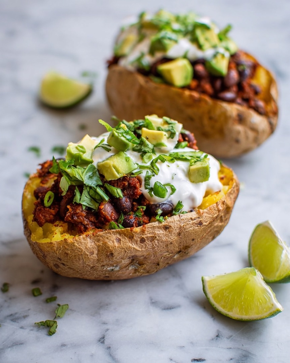 Healthy Stuffed Sweet Potatoes Recipe - Recipe Image