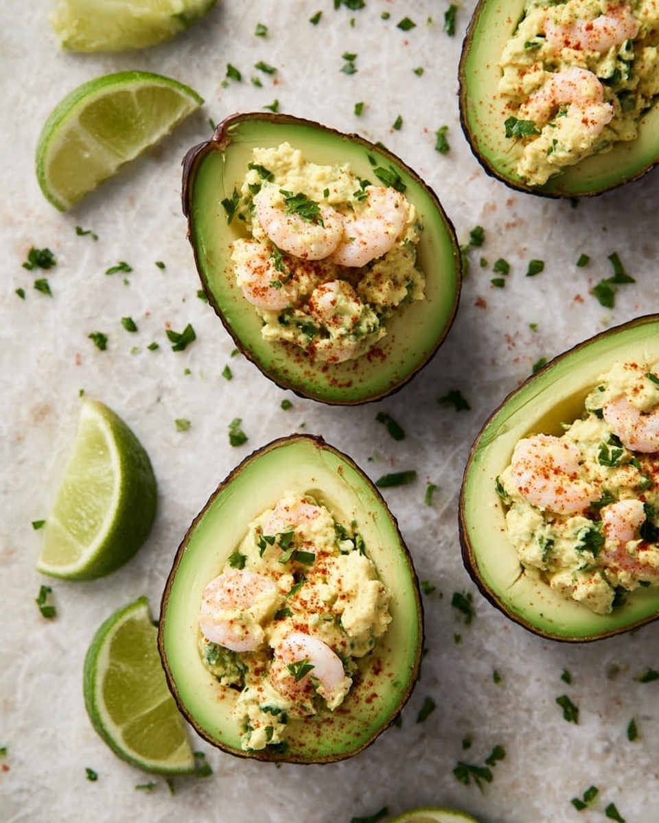 Healthy Shrimp Stuffed Avocado Recipe - Recipe Image