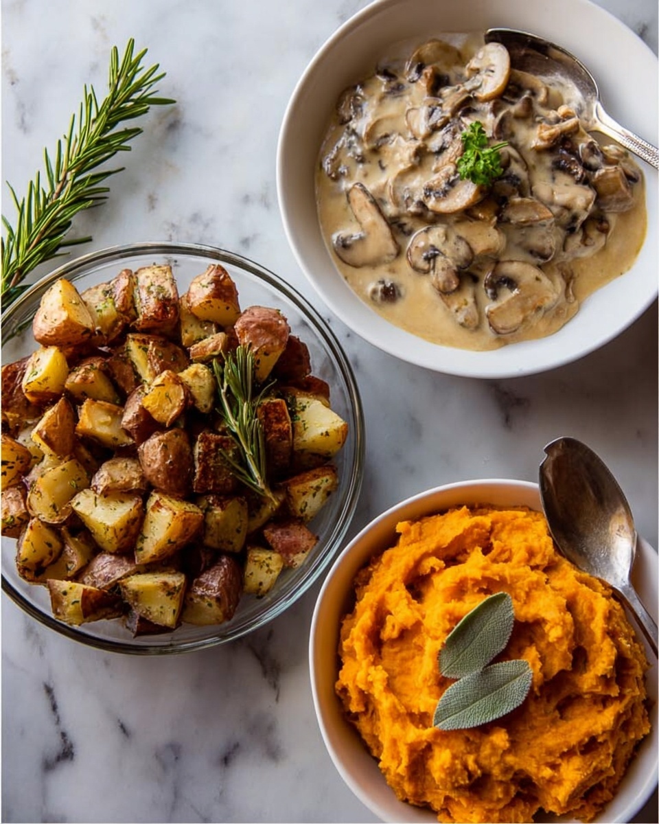 Sage Brown Butter Mashed Sweet Potatoes Recipe - Recipe Image