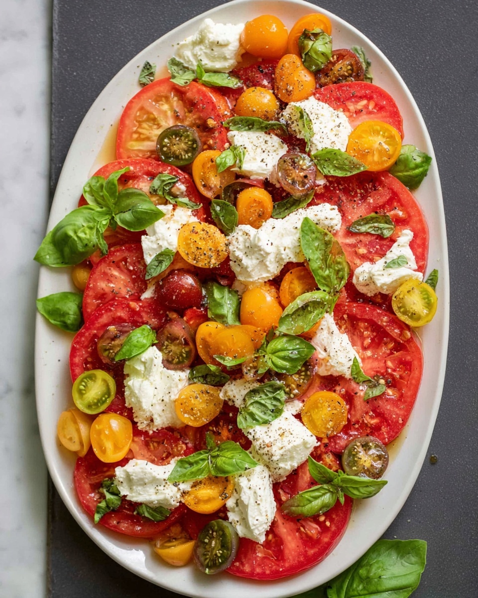 Tomato Burrata Salad Recipe - Recipe Image
