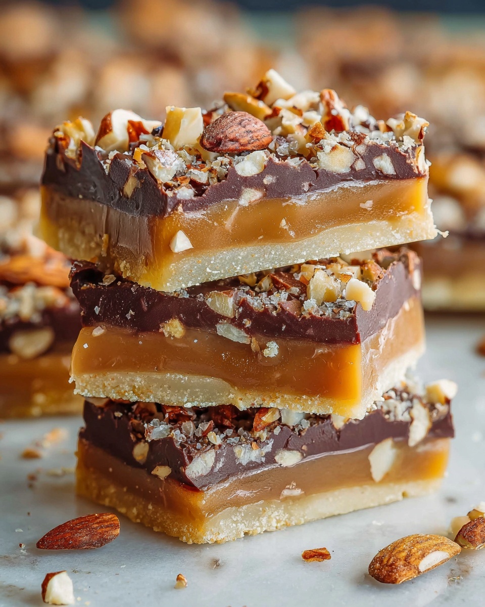 Chocolate-Topped Almond Toffee Recipe - Recipe Image
