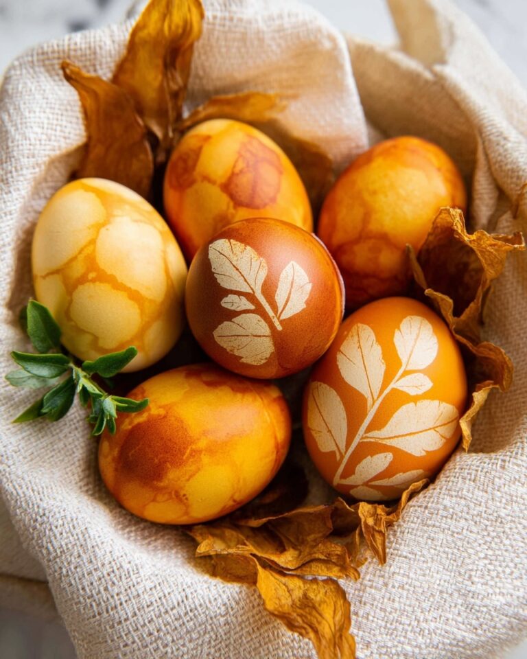 How to Dye Easter Eggs with Onions Recipe