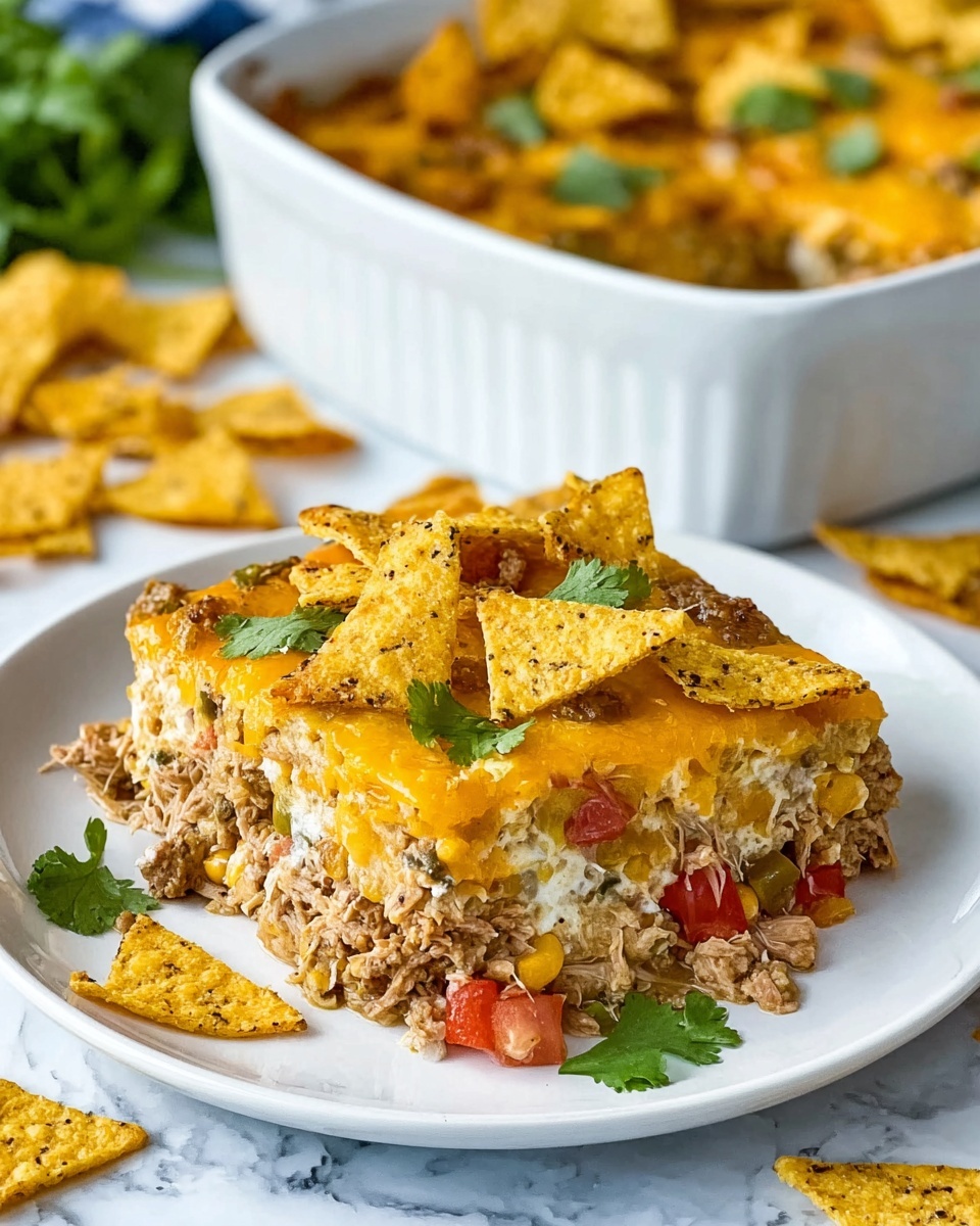 Cool Ranch Doritos Cheesy Chicken Casserole Recipe - Recipe Image