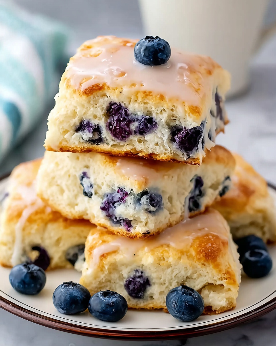 Blueberry Butter Swim Biscuits Recipe - Recipe Image