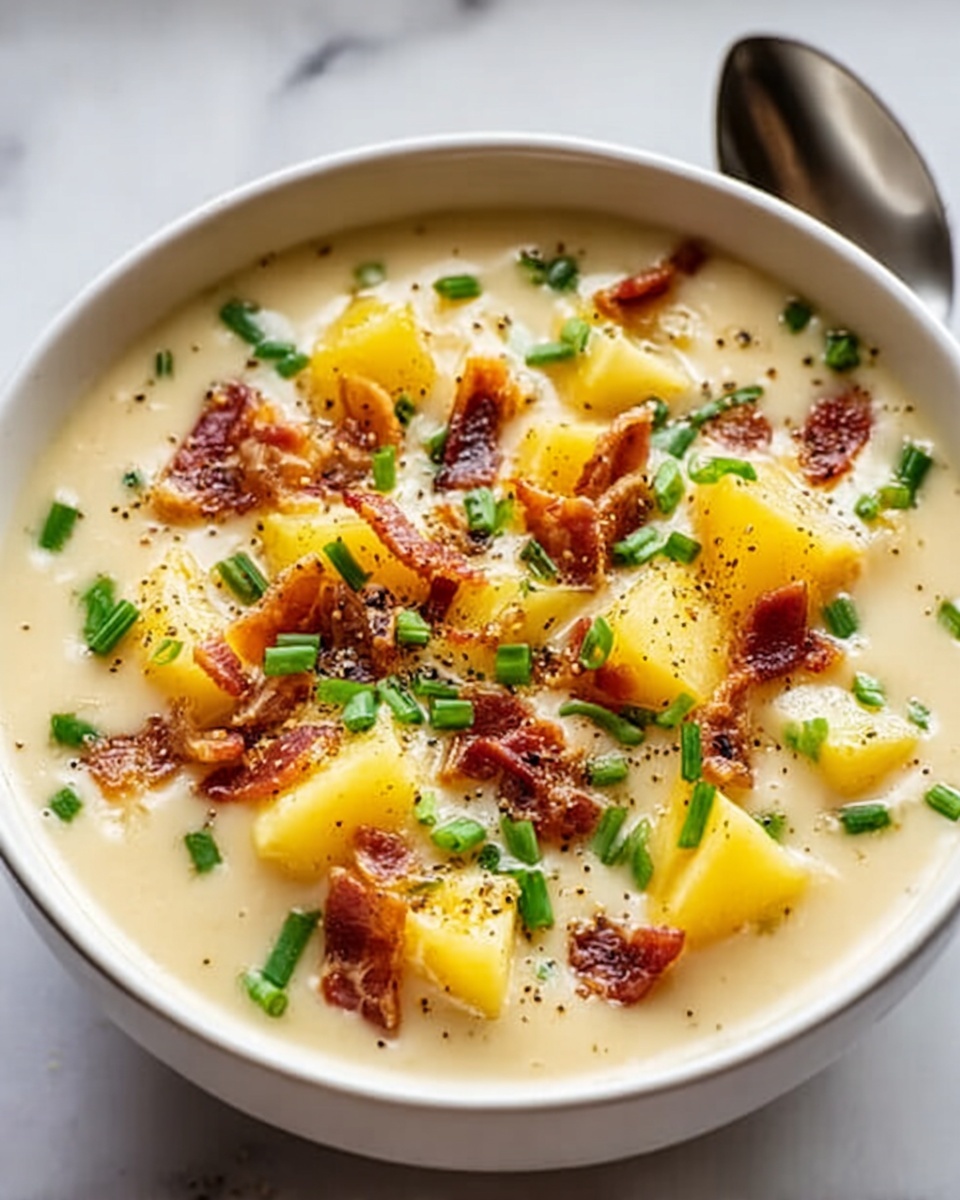 Copycat Loaded Baked Potato Soup Recipe - Recipe Image
