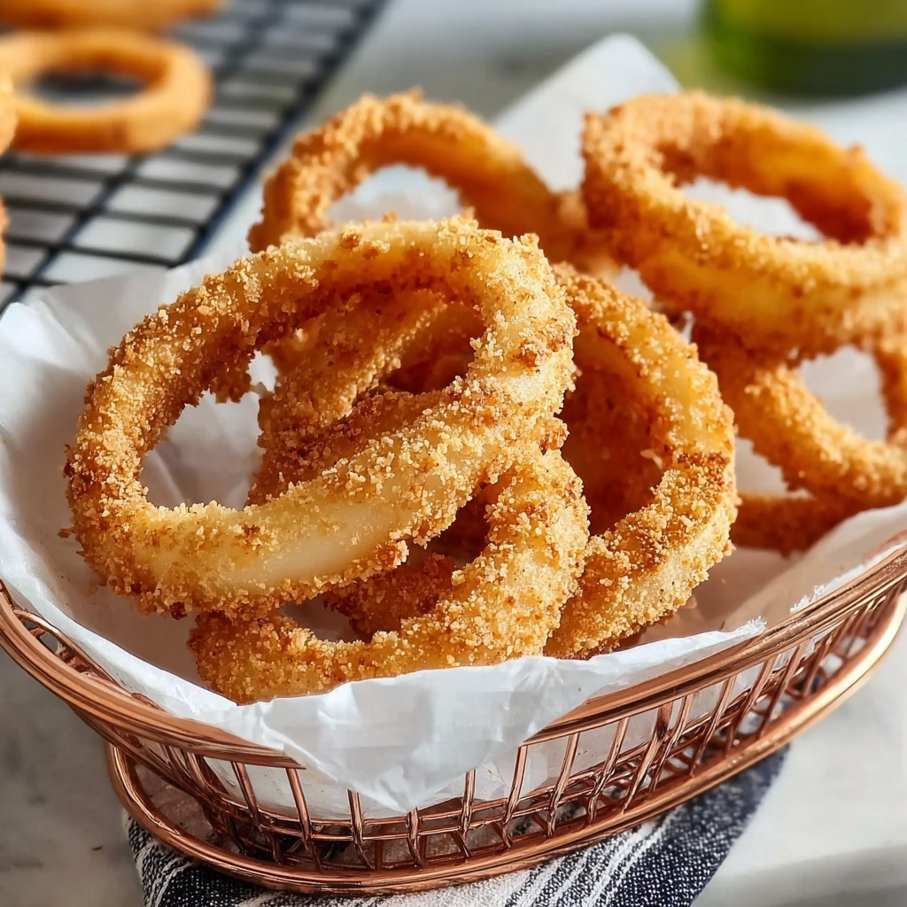 Crispy and Delicious Keto Onion Rings – Low-Carb Snacking Made Easy Recipe - Recipe Image