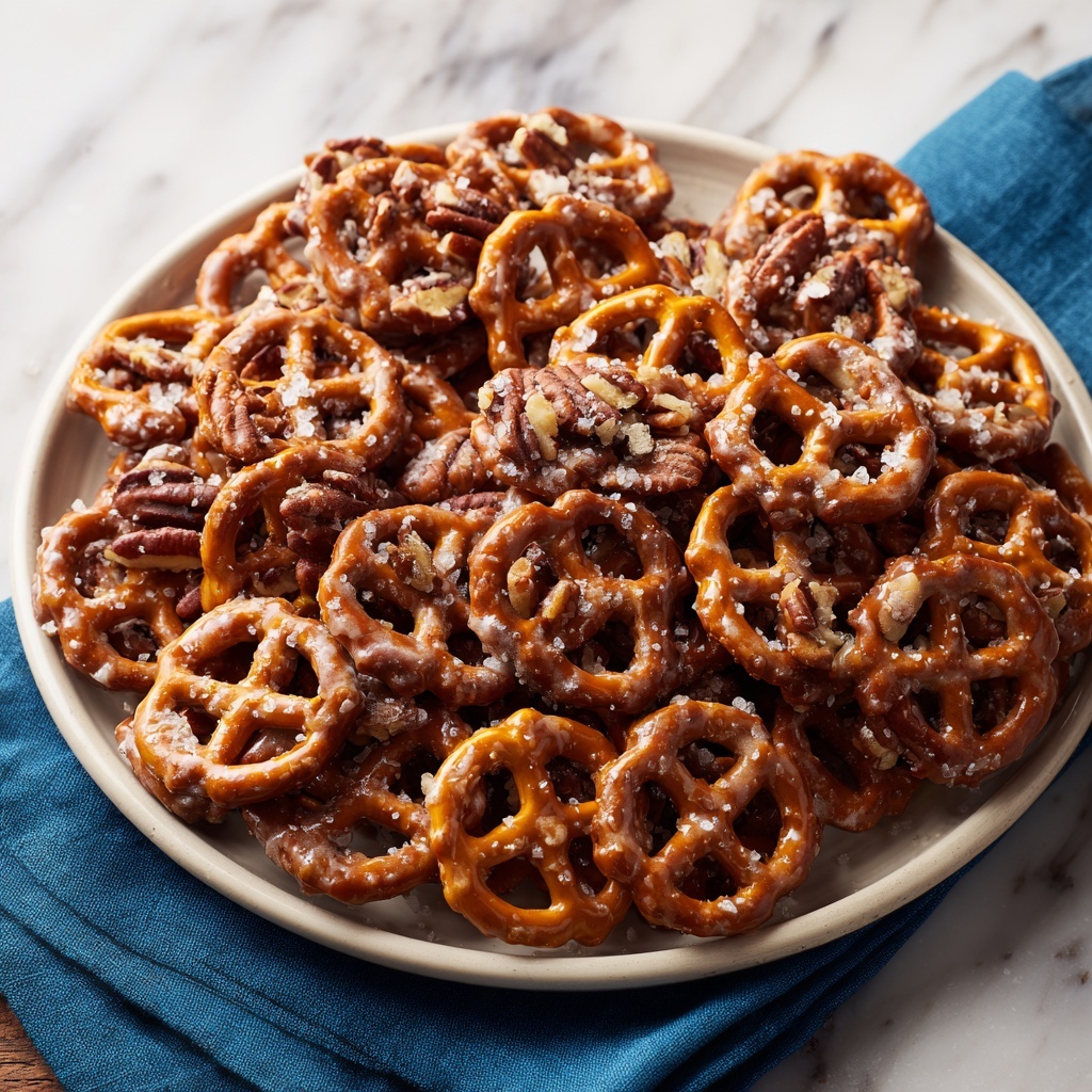 Butter Toffee Pretzels: Sweet, Salty & Totally Addictive Recipe - Recipe Image