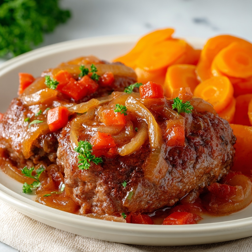 Slow Cooker Swiss Steak Recipe - Recipe Image