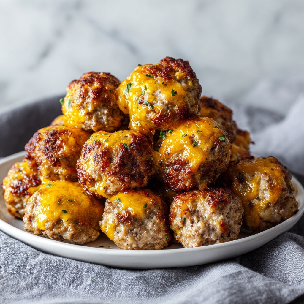 Rotel Cream Cheese Sausage Balls Recipe - Recipe Image