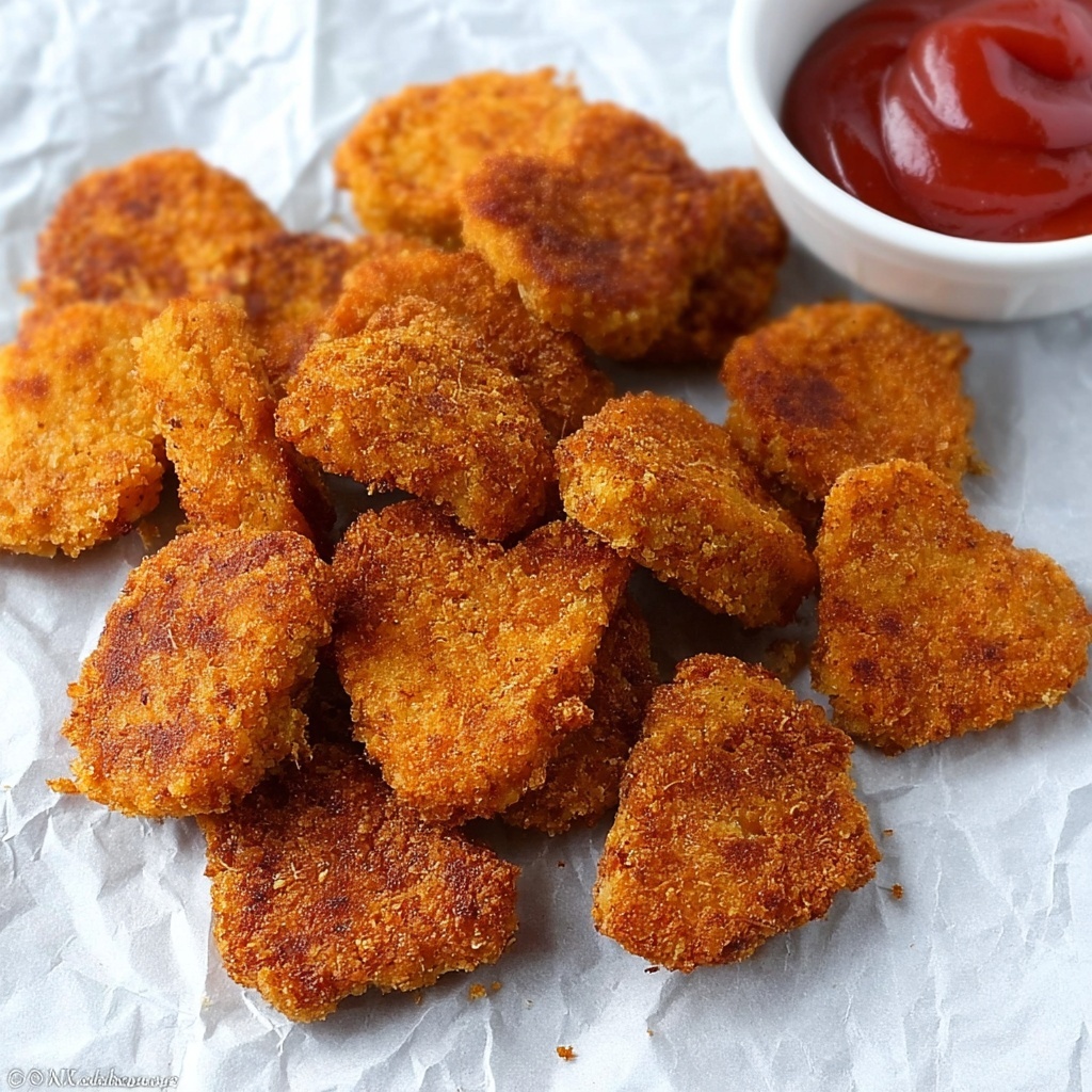 Healthier Baked Chicken Nuggets {Gluten Free} Recipe - Recipe Image