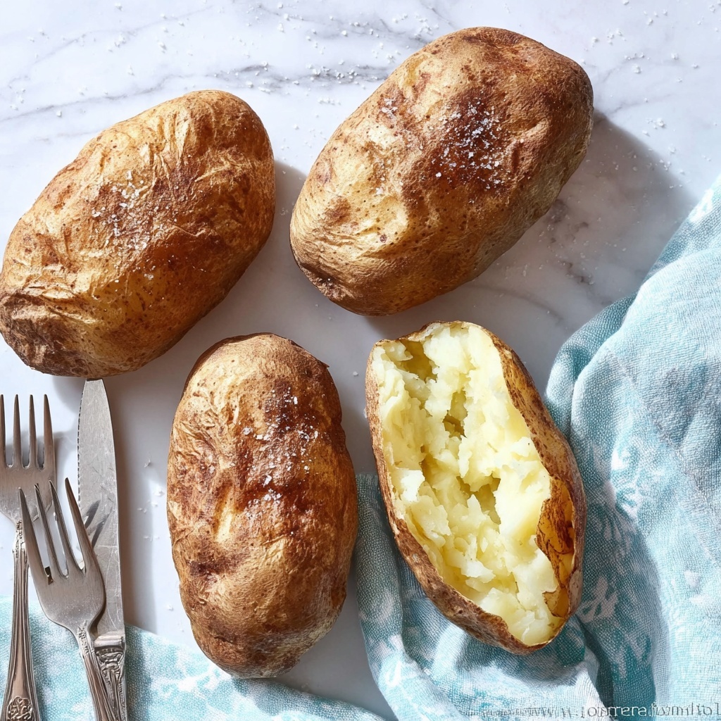 Perfect Baked Potatoes Recipe - Recipe Image