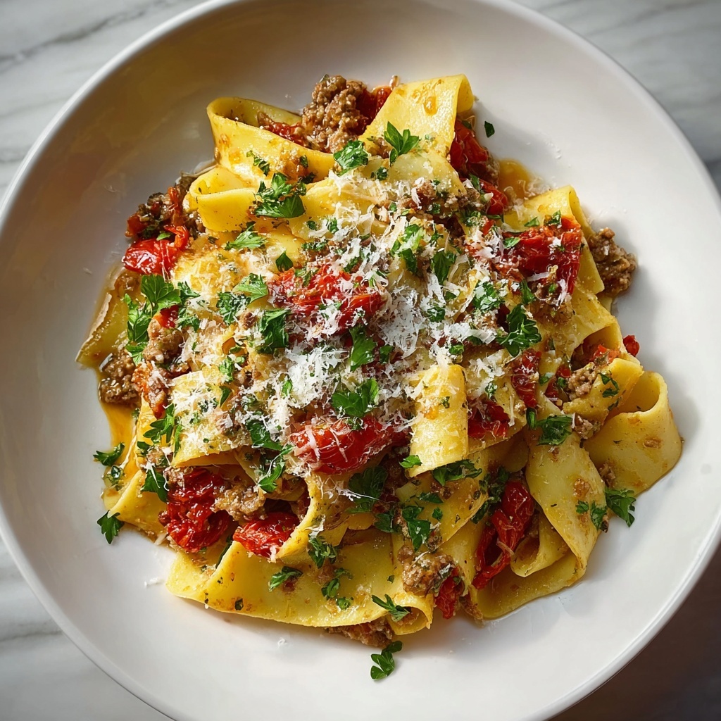 Creamy Calabrian Chili Pappardelle with Sausage and Fennel Recipe - Recipe Image