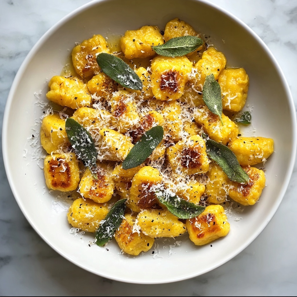 Creamy Pumpkin Gnocchi with Sage and Parmesan Recipe - Recipe Image