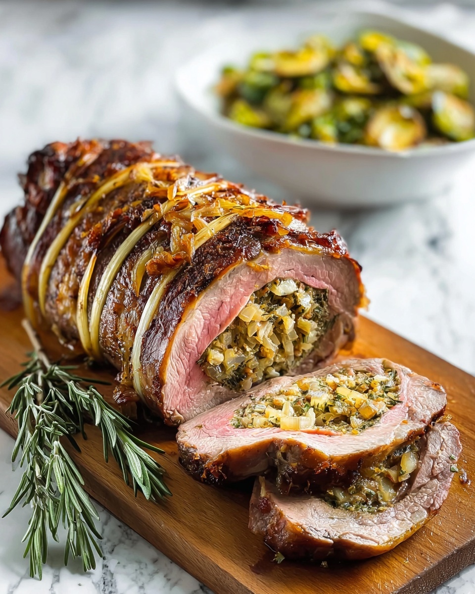 Baked Stuffed Flank Steak Recipe - Recipe Image