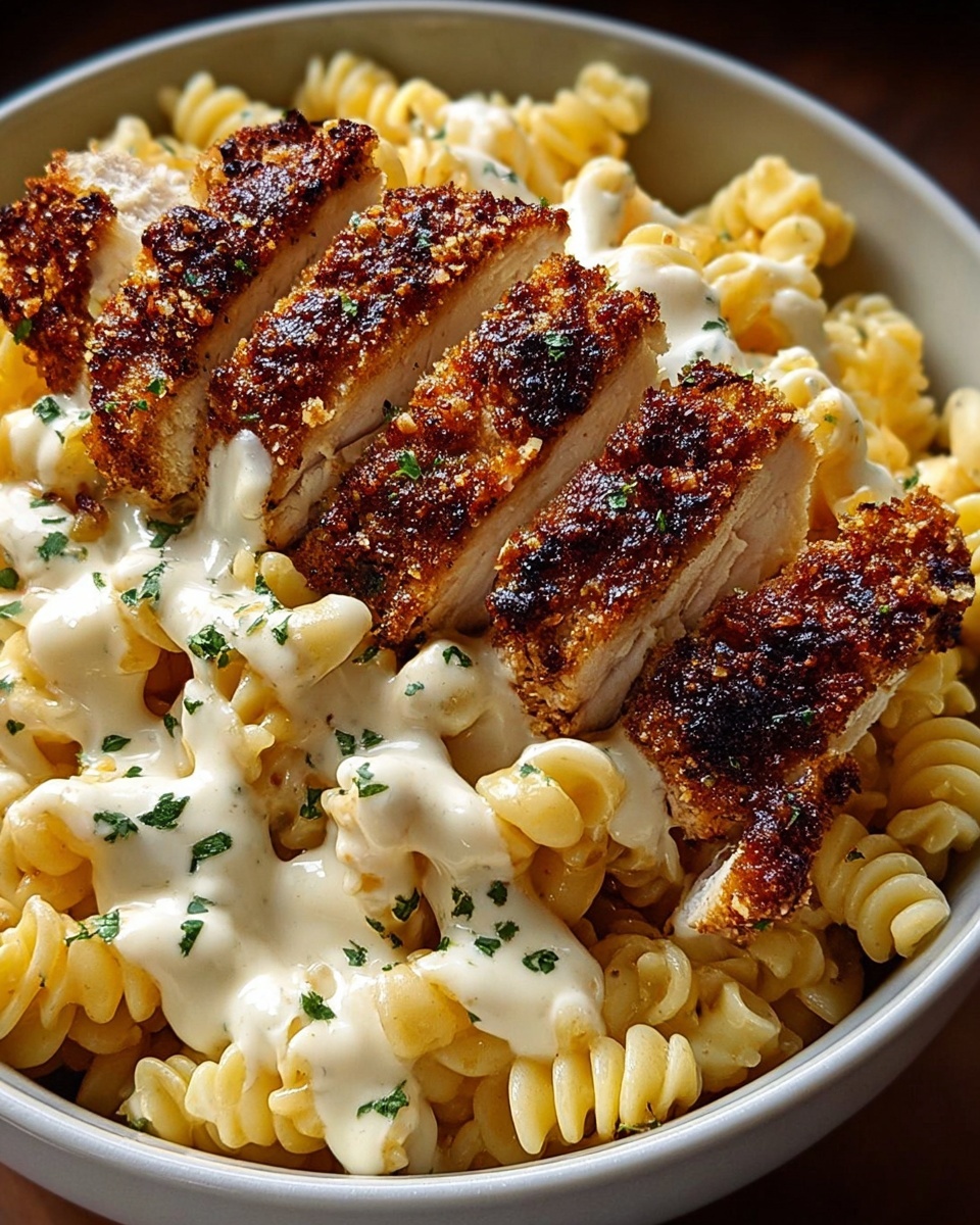 Honey Pepper Chicken Mac and Cheese Recipe - Recipe Image