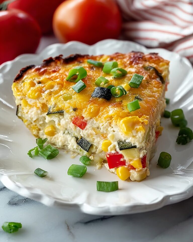 Summer Garden Crustless Zucchini Pie Recipe