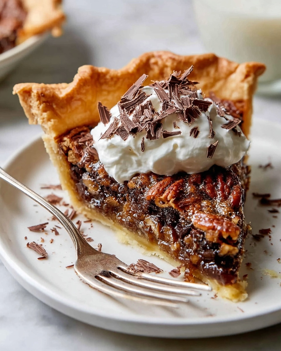 Dark Chocolate Pecan Pie Recipe - Recipe Image