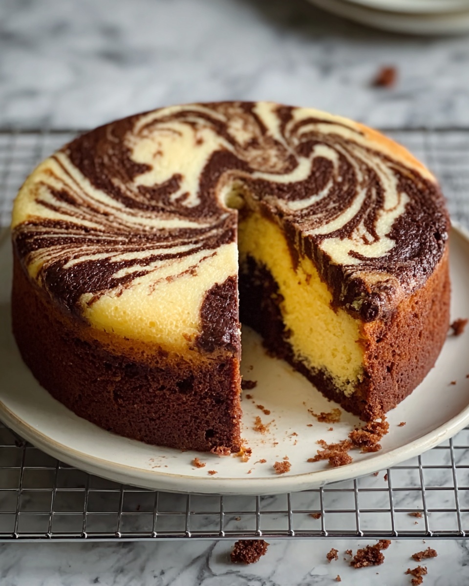 Classic Marble Cake Recipe - Recipe Image