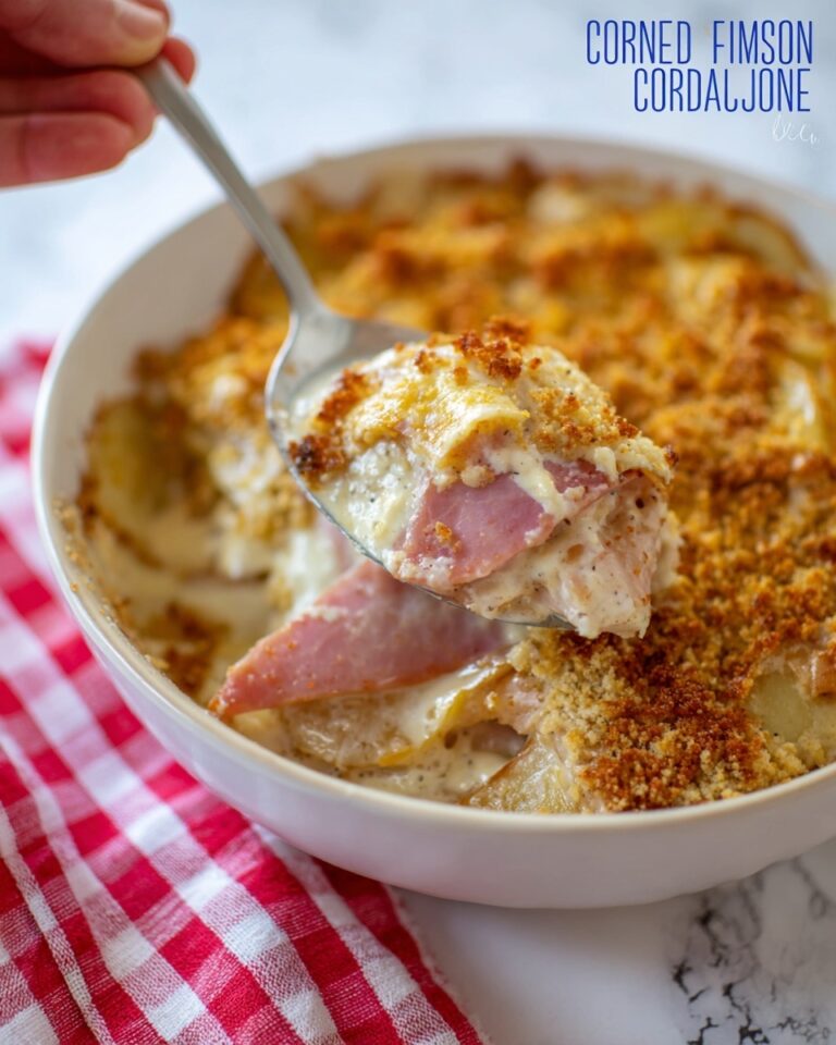 Lightened-Up Chicken Cordon Bleu Casserole Recipe