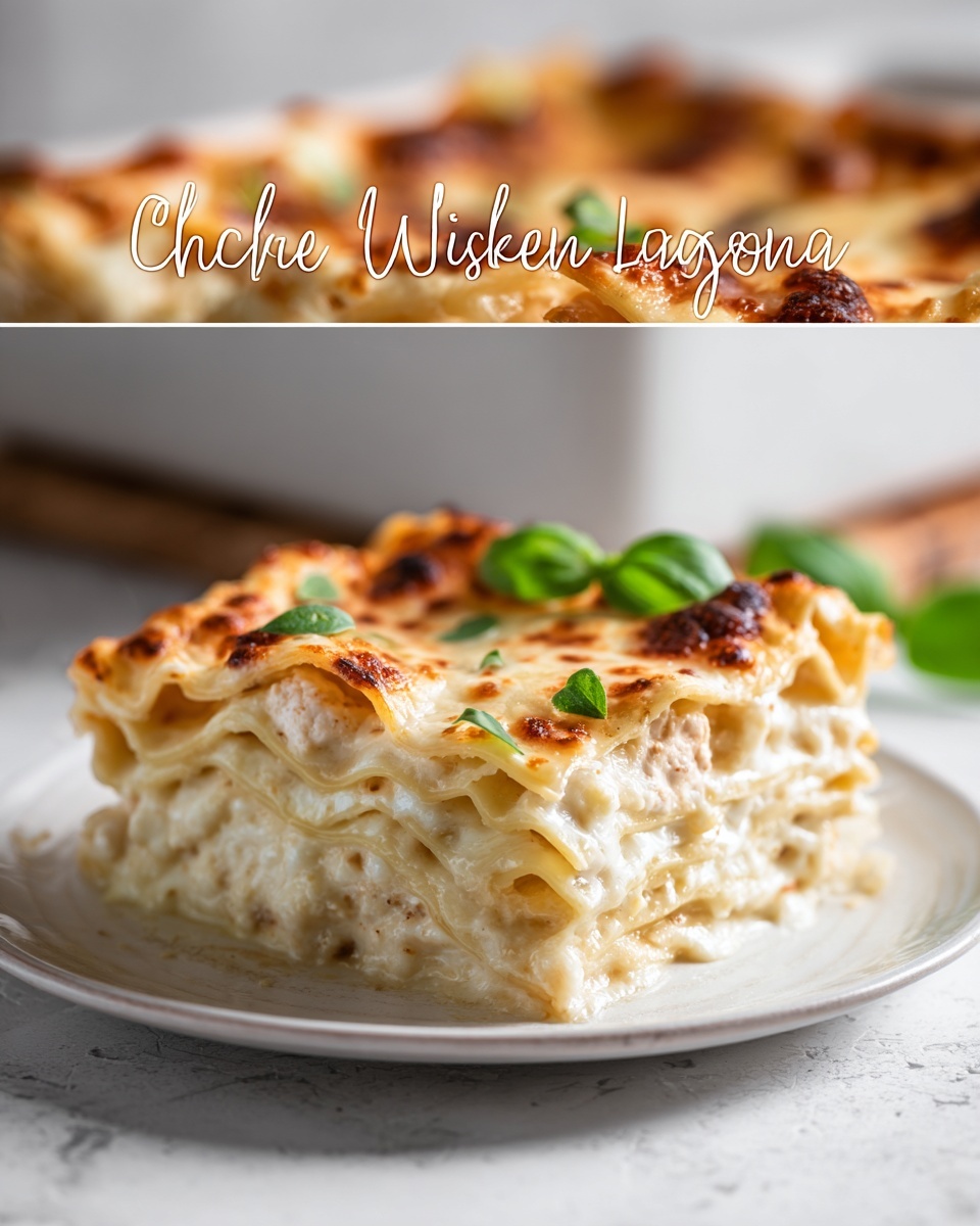 White Chicken Lasagna Recipe - Recipe Image