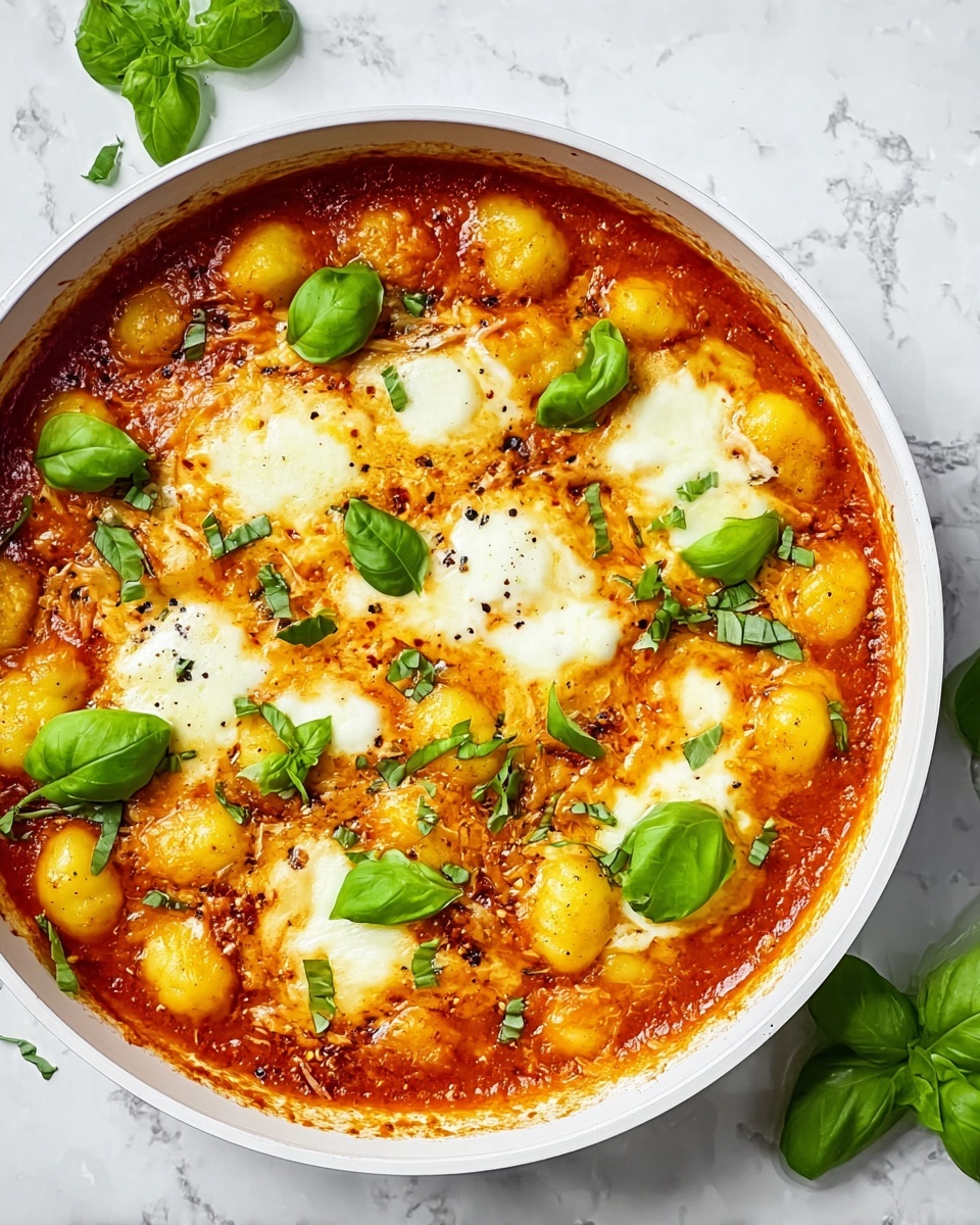 Creamy Chicken Parmesan Gnocchi Bake Recipe - Recipe Image