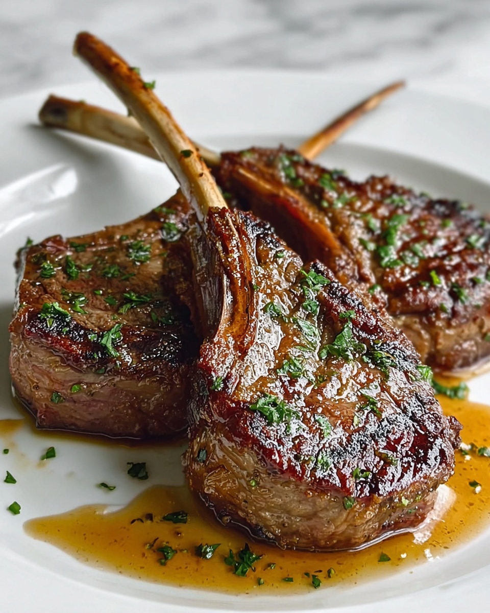 Savory Garlic Herb Lamb Chops for a Cozy Night In Recipe - Recipe Image