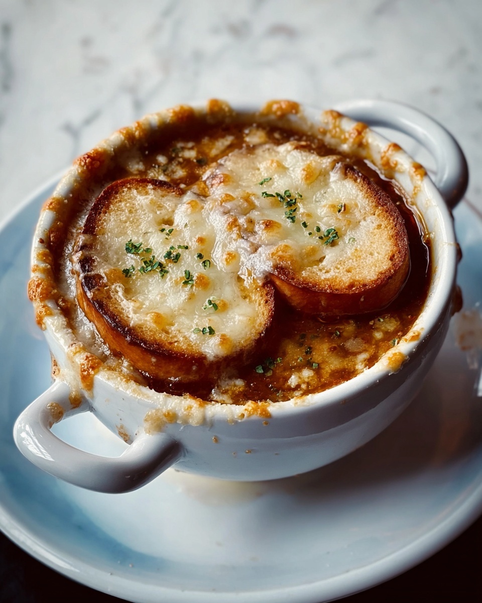 French Onion Soup with Gruyère Toast Recipe - Recipe Image