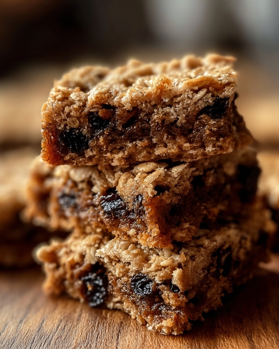 Oatmeal Raisin Cookie Bars Recipe - Recipe Image