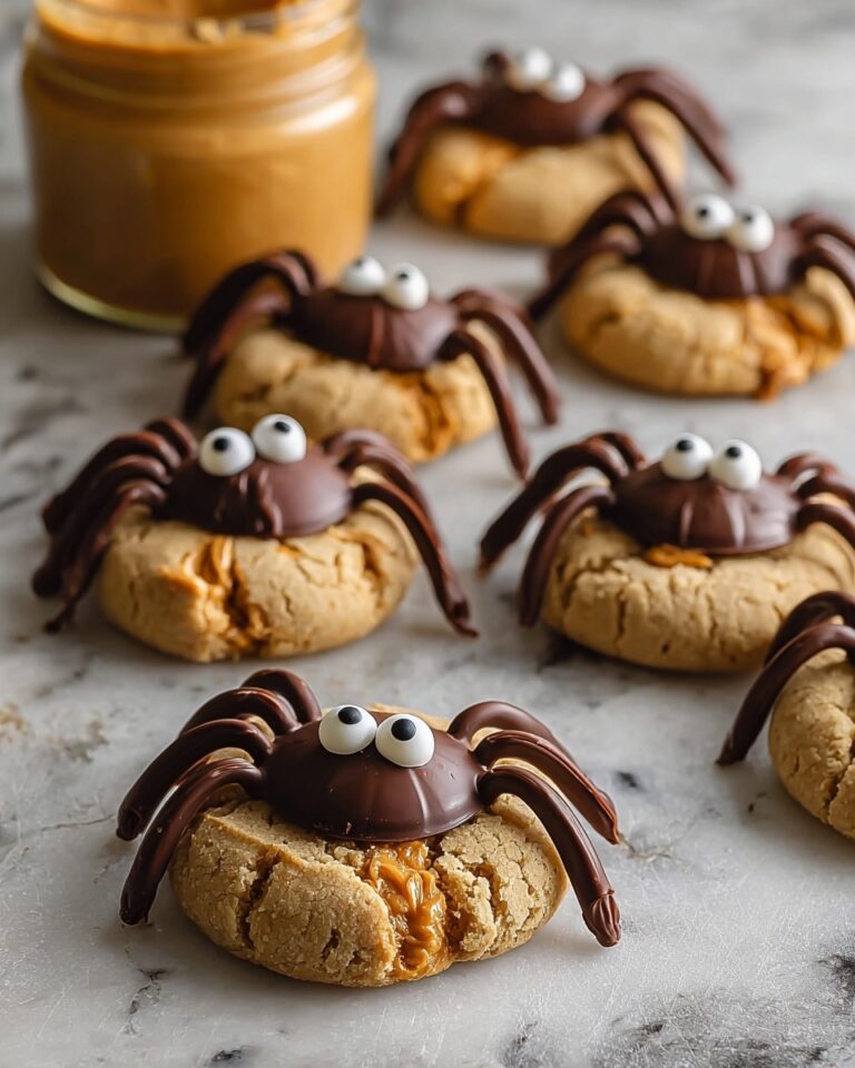 Peanut Butter Spider Halloween Cookies Recipe