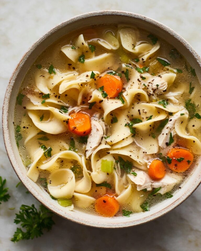 Quick and Easy Turkey Noodle Soup Recipe