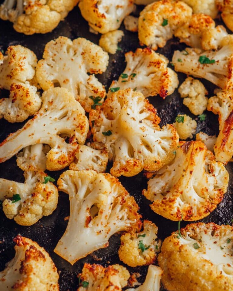 Oven Roasted Cauliflower Recipe