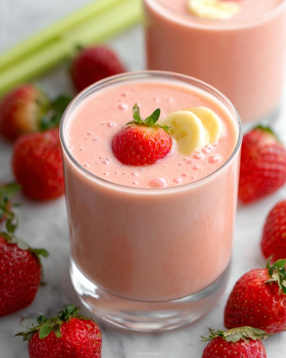 Strawberry Banana Pineapple Smoothie Recipe - Recipe Image