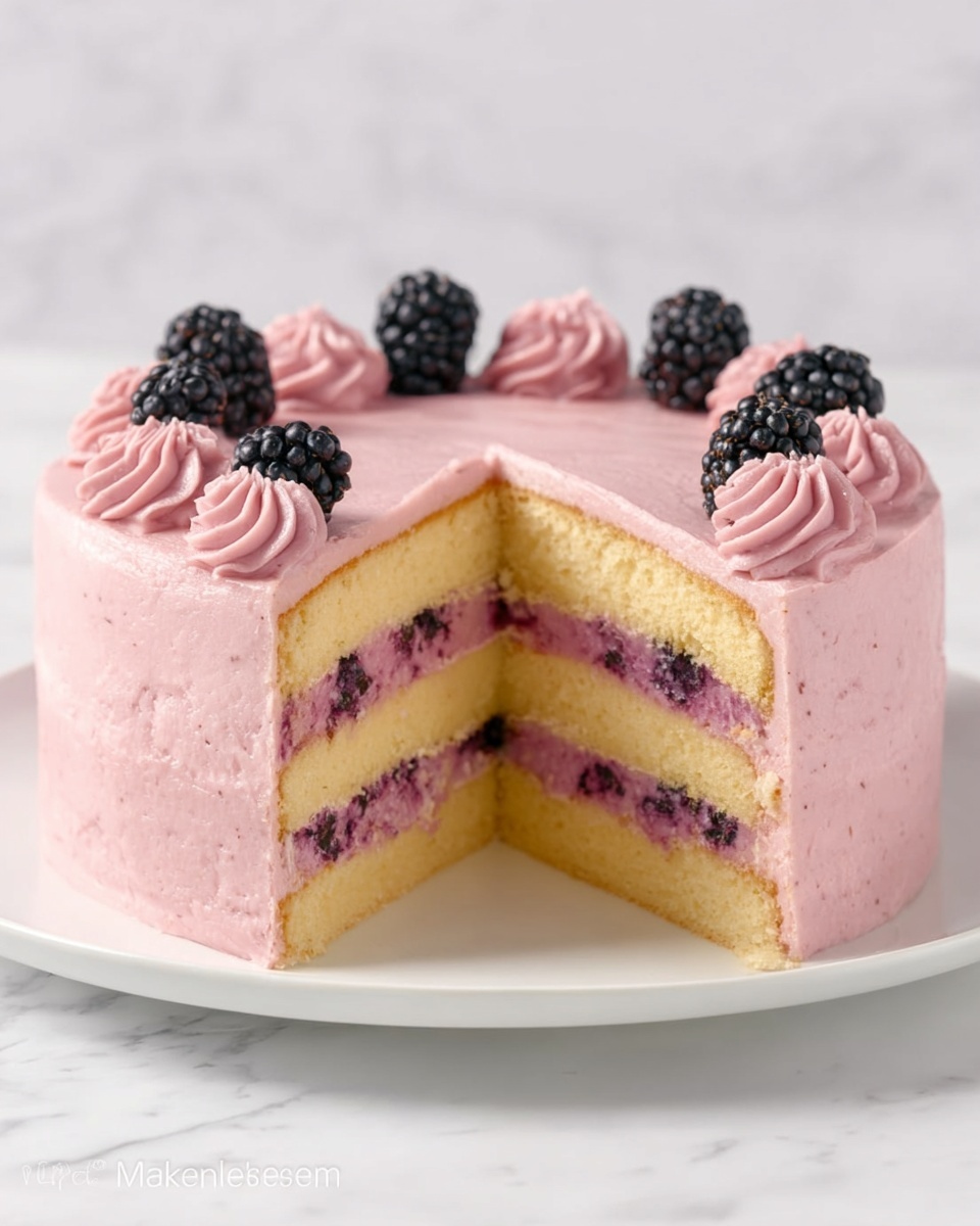 Blackberry Cake Recipe - Recipe Image